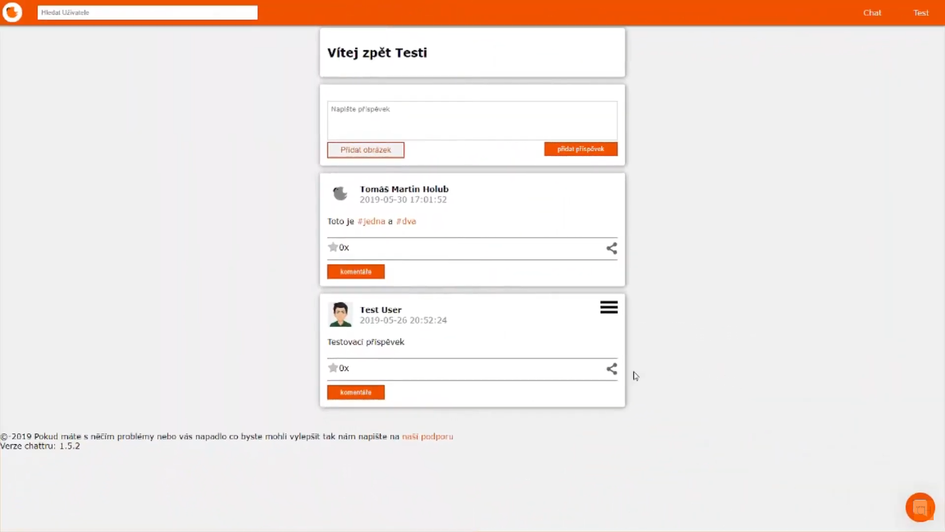 Obrázek projektu Chattr - Sára Hýžová