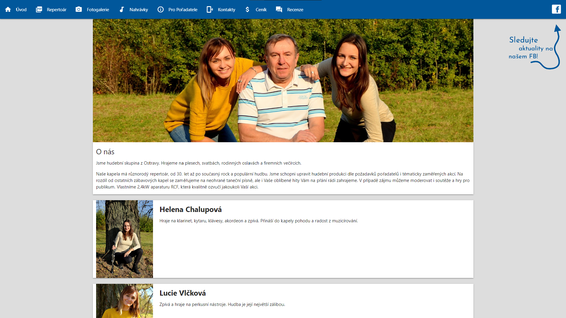 Obrázek projektu Kapela Puls - Sára Hýžová